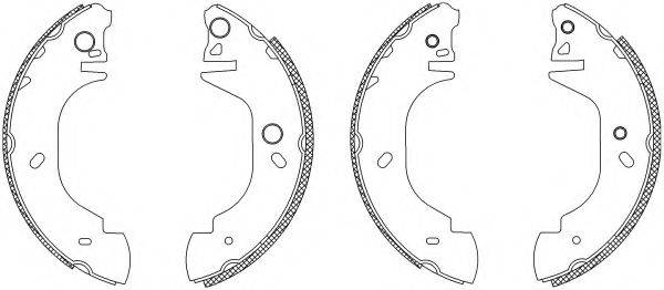 HELLA 8DB355003411 Комплект тормозных колодок