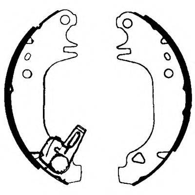 HELLA 8DB355000581 Комплект тормозных колодок