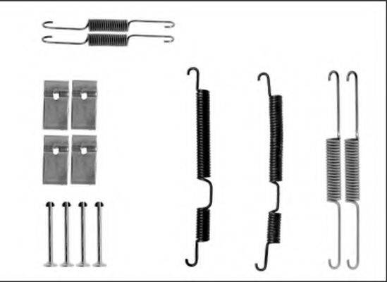 HELLA 8DZ355205861 Комплектующие, тормозная колодка