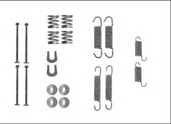 HELLA 8DZ355206041 Комплектующие, тормозная колодка