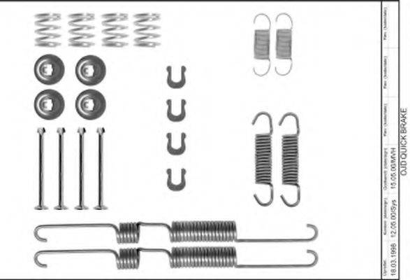 HELLA 8DZ355206071 Комплектующие, тормозная колодка