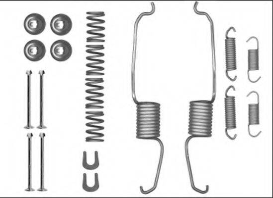 HELLA 8DZ355206091 Комплектующие, тормозная колодка