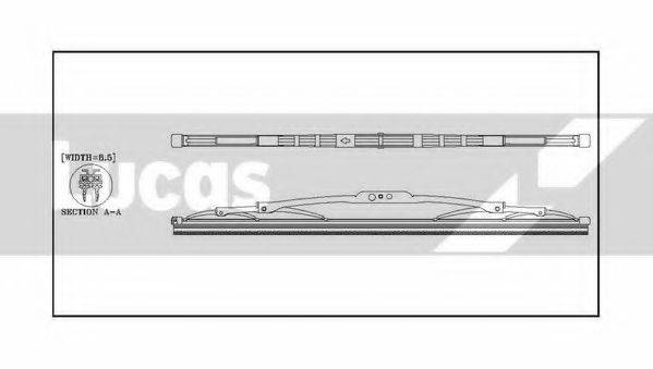 LUCAS ELECTRICAL LLWHDH16 Щетка стеклоочистителя