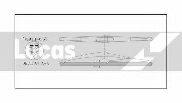 LUCAS ELECTRICAL LLWCR12A Щетка стеклоочистителя