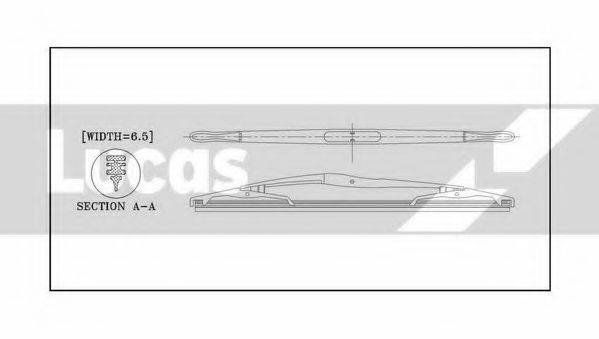 LUCAS ELECTRICAL LLWCR13A Щетка стеклоочистителя