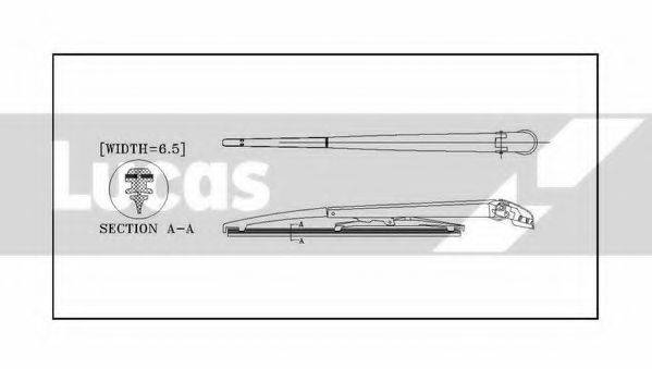 LUCAS ELECTRICAL LLWCR13E Щетка стеклоочистителя