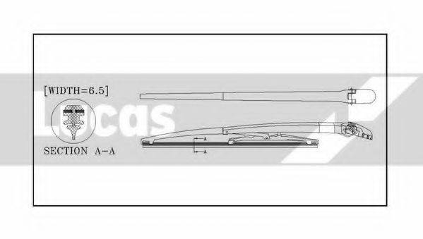 LUCAS ELECTRICAL LLWCR14E Щетка стеклоочистителя