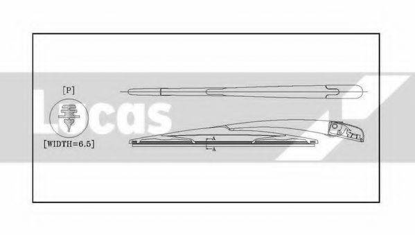 LUCAS ELECTRICAL LLWCR14F Щетка стеклоочистителя