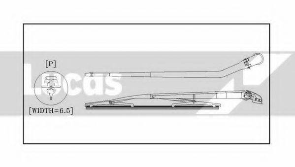 LUCAS ELECTRICAL LLWCR16D Щетка стеклоочистителя