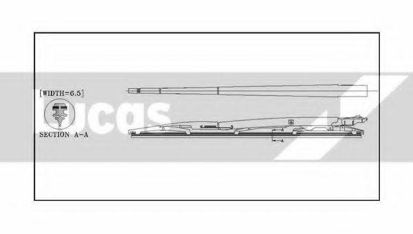 LUCAS ELECTRICAL LWCR19 Щетка стеклоочистителя