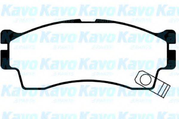 KAVO PARTS BP4007 Комплект тормозных колодок, дисковый тормоз