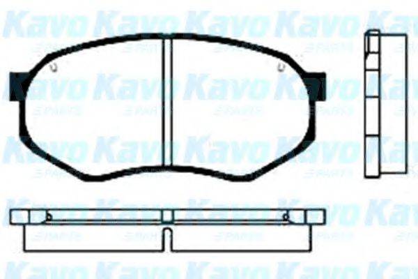 KAVO PARTS BP4515 Комплект тормозных колодок, дисковый тормоз