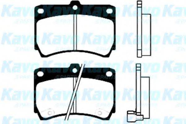 KAVO PARTS BP4517 Комплект тормозных колодок, дисковый тормоз