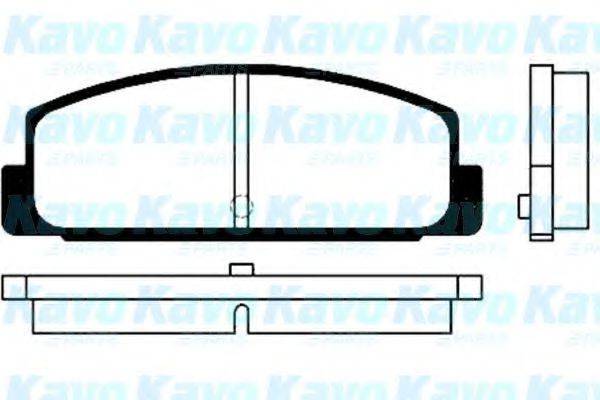 KAVO PARTS BP4534 Комплект тормозных колодок, дисковый тормоз