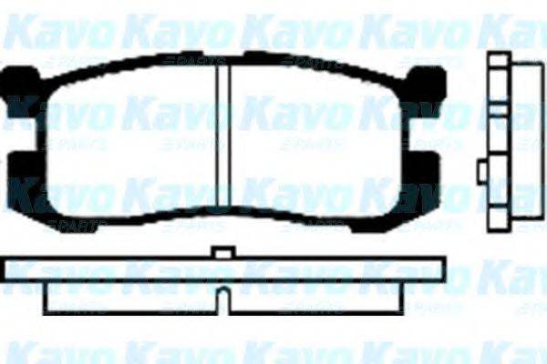 KAVO PARTS BP4538 Комплект тормозных колодок, дисковый тормоз