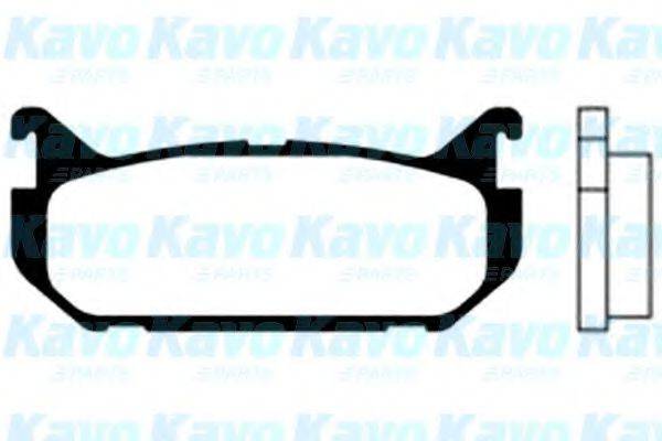 KAVO PARTS BP4540 Комплект тормозных колодок, дисковый тормоз