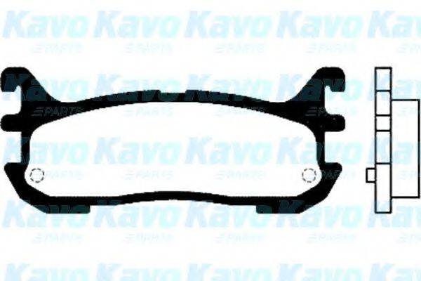 KAVO PARTS BP4542 Комплект тормозных колодок, дисковый тормоз