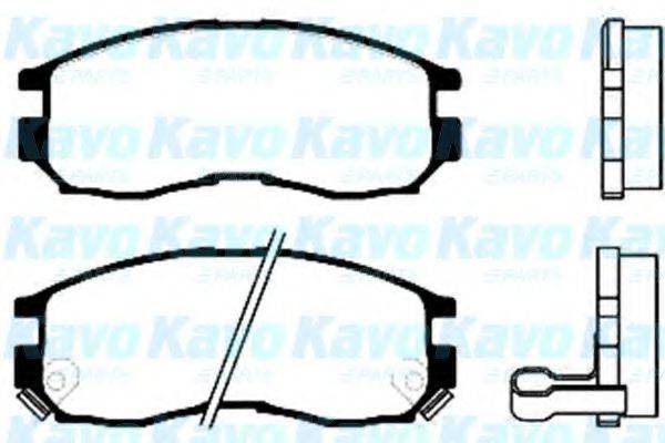 KAVO PARTS BP5510 Комплект тормозных колодок, дисковый тормоз