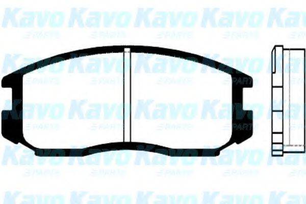 KAVO PARTS BP5514 Комплект тормозных колодок, дисковый тормоз