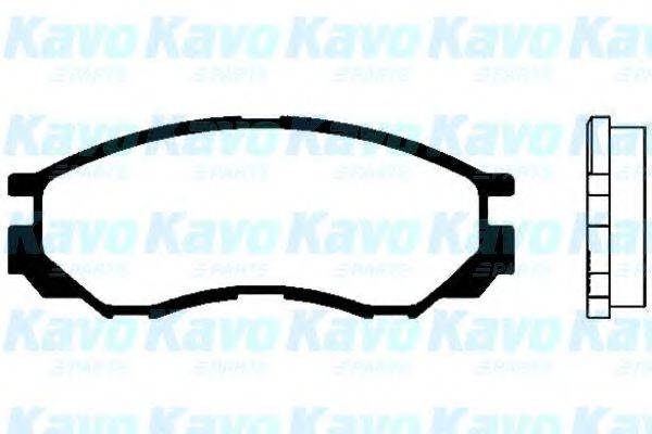 KAVO PARTS BP5518 Комплект тормозных колодок, дисковый тормоз