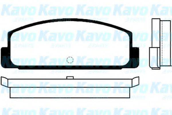 KAVO PARTS BP5520 Комплект тормозных колодок, дисковый тормоз
