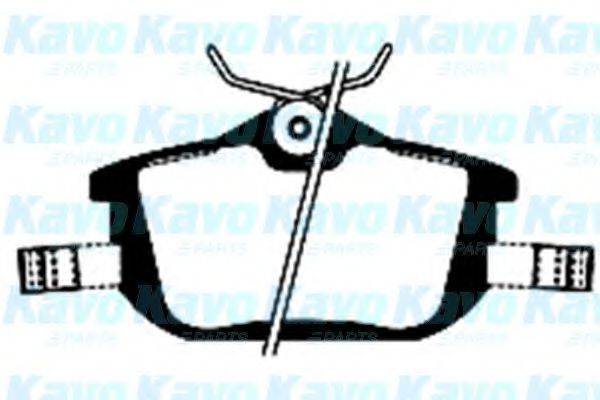 KAVO PARTS BP5527 Комплект тормозных колодок, дисковый тормоз