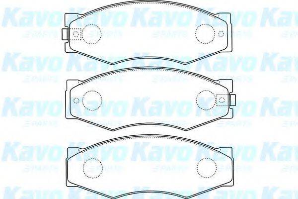 KAVO PARTS BP6506 Комплект тормозных колодок, дисковый тормоз