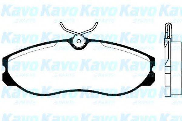 KAVO PARTS BP6527 Комплект тормозных колодок, дисковый тормоз