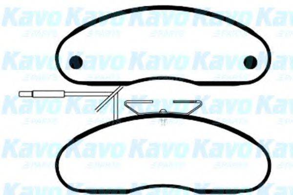 KAVO PARTS BP6530 Комплект тормозных колодок, дисковый тормоз