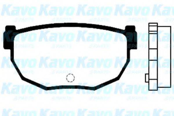 KAVO PARTS BP6541 Комплект тормозных колодок, дисковый тормоз