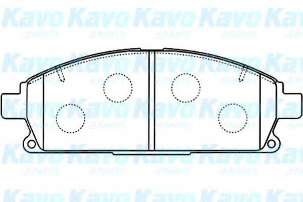 KAVO PARTS BP6569 Комплект тормозных колодок, дисковый тормоз