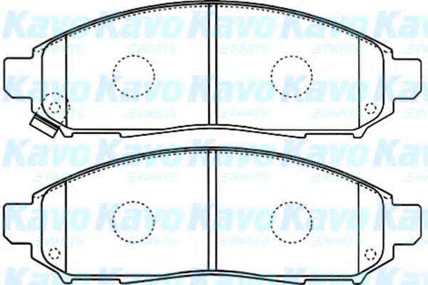 KAVO PARTS BP6594 Комплект тормозных колодок, дисковый тормоз