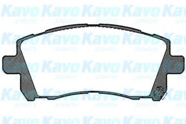 KAVO PARTS BP8010 Комплект тормозных колодок, дисковый тормоз