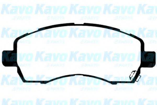 KAVO PARTS BP8011 Комплект тормозных колодок, дисковый тормоз