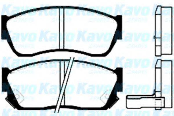 KAVO PARTS BP8506 Комплект тормозных колодок, дисковый тормоз