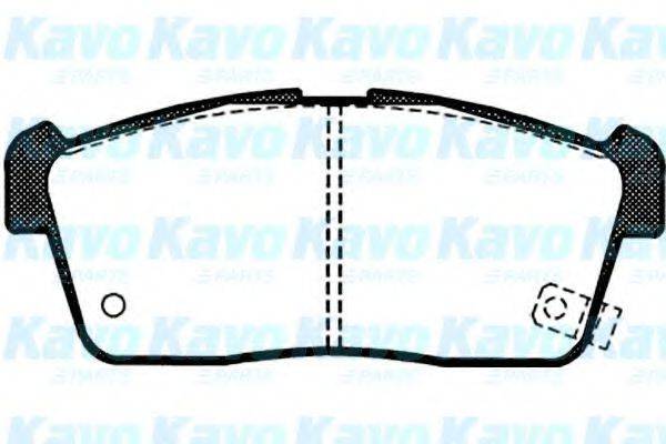 KAVO PARTS BP8516 Комплект тормозных колодок, дисковый тормоз