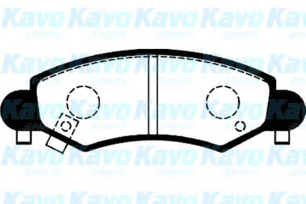 KAVO PARTS BP8517 Комплект тормозных колодок, дисковый тормоз