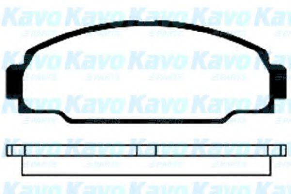 KAVO PARTS BP9024 Комплект тормозных колодок, дисковый тормоз