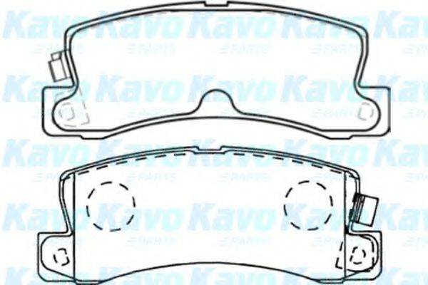 KAVO PARTS BP9059 Комплект тормозных колодок, дисковый тормоз