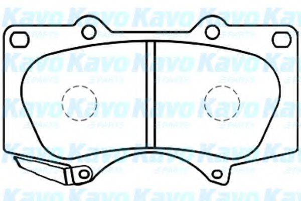 KAVO PARTS BP9084 Комплект тормозных колодок, дисковый тормоз