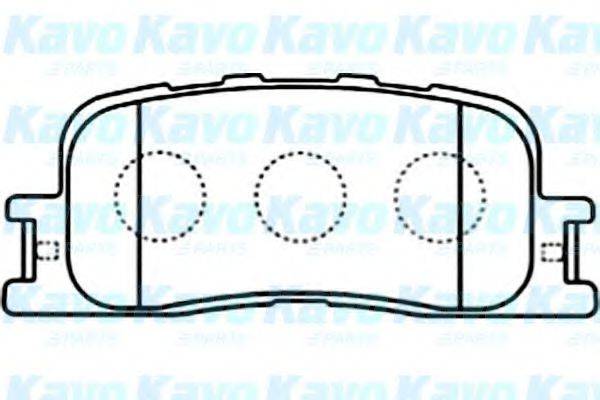 KAVO PARTS BP9086 Комплект тормозных колодок, дисковый тормоз