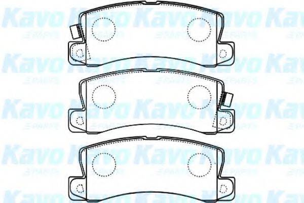 KAVO PARTS BP9094 Комплект тормозных колодок, дисковый тормоз