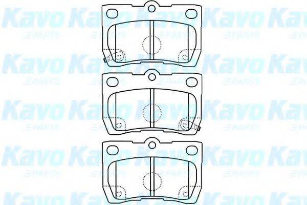 KAVO PARTS BP9099 Комплект тормозных колодок, дисковый тормоз