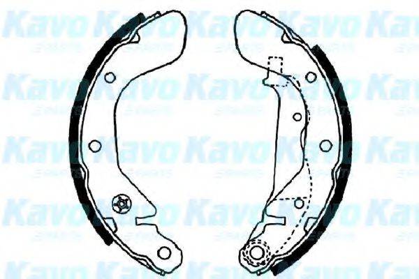 KAVO PARTS BS1403 Комплект тормозных колодок