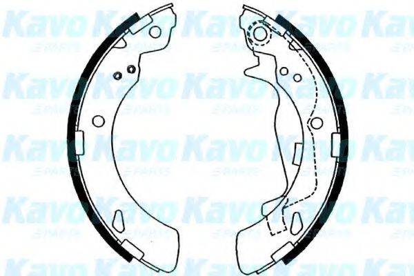 KAVO PARTS BS2912 Комплект тормозных колодок