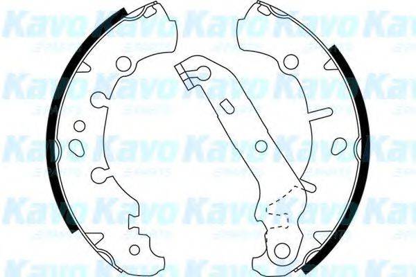 KAVO PARTS BS5424 Комплект тормозных колодок