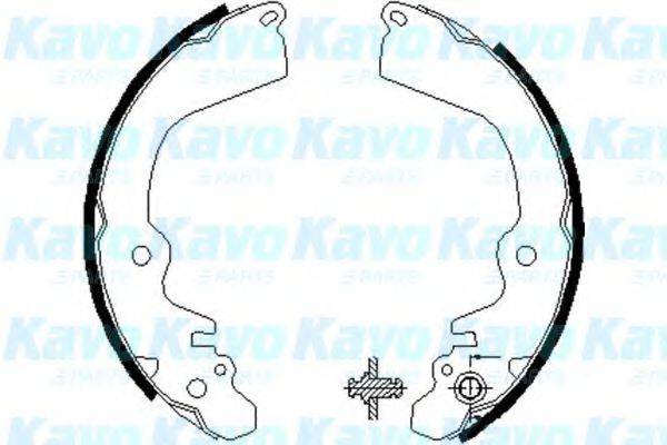 KAVO PARTS BS6407 Комплект тормозных колодок