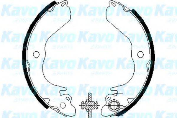 KAVO PARTS BS6408 Комплект тормозных колодок