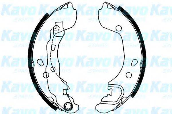 KAVO PARTS BS7420 Комплект тормозных колодок