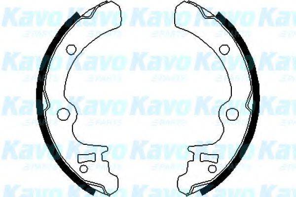 KAVO PARTS BS8404 Комплект тормозных колодок